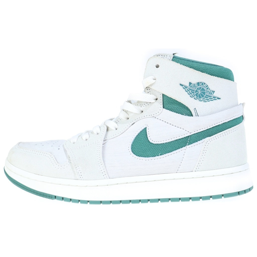 NIKE(ナイキ) AIR JORDAN 1 HIGH ZOOM Bicoastal エアジョーダン1 ハイ ズーム CMFT 2 バイコウスタル ハイカットスニーカー 29cm ホワイト/グリーン DV1307-130