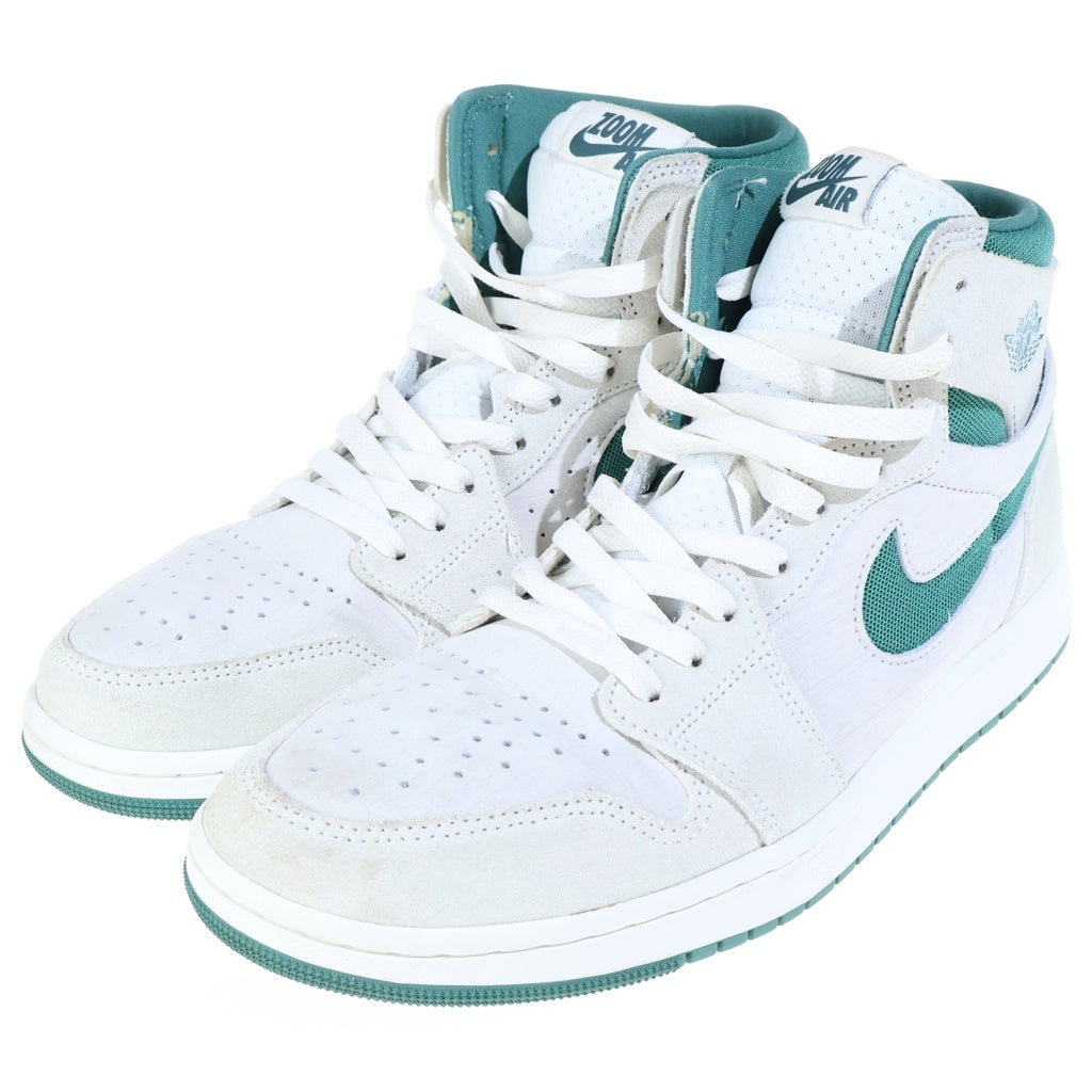 NIKE(ナイキ) AIR JORDAN 1 HIGH ZOOM Bicoastal エアジョーダン1 ハイ ズーム CMFT 2 バイコウスタル ハイカットスニーカー 29cm ホワイト/グリーン DV1307-130