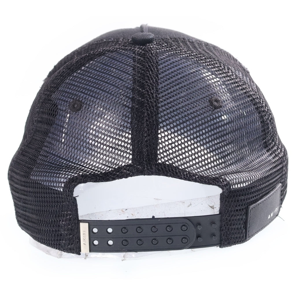 AMIRI(アミリ) 3 STAR TRUCKER HAT スリースター トラッカーハット メッシュキャップ ブラック SR1XMAH002SAMHDC
