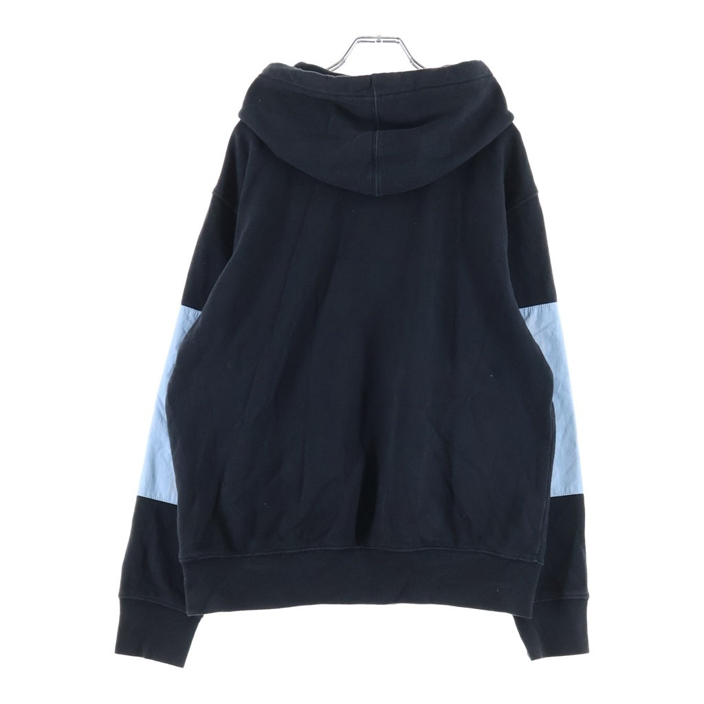 SUPREME(シュプリーム) 22SS ×THE NORTH FACE Bandana Hooded SweatShirt ×ノースフェイス バンダナフーディースウェットプルオーバーパーカー ブラック/ライトブルー NT022081