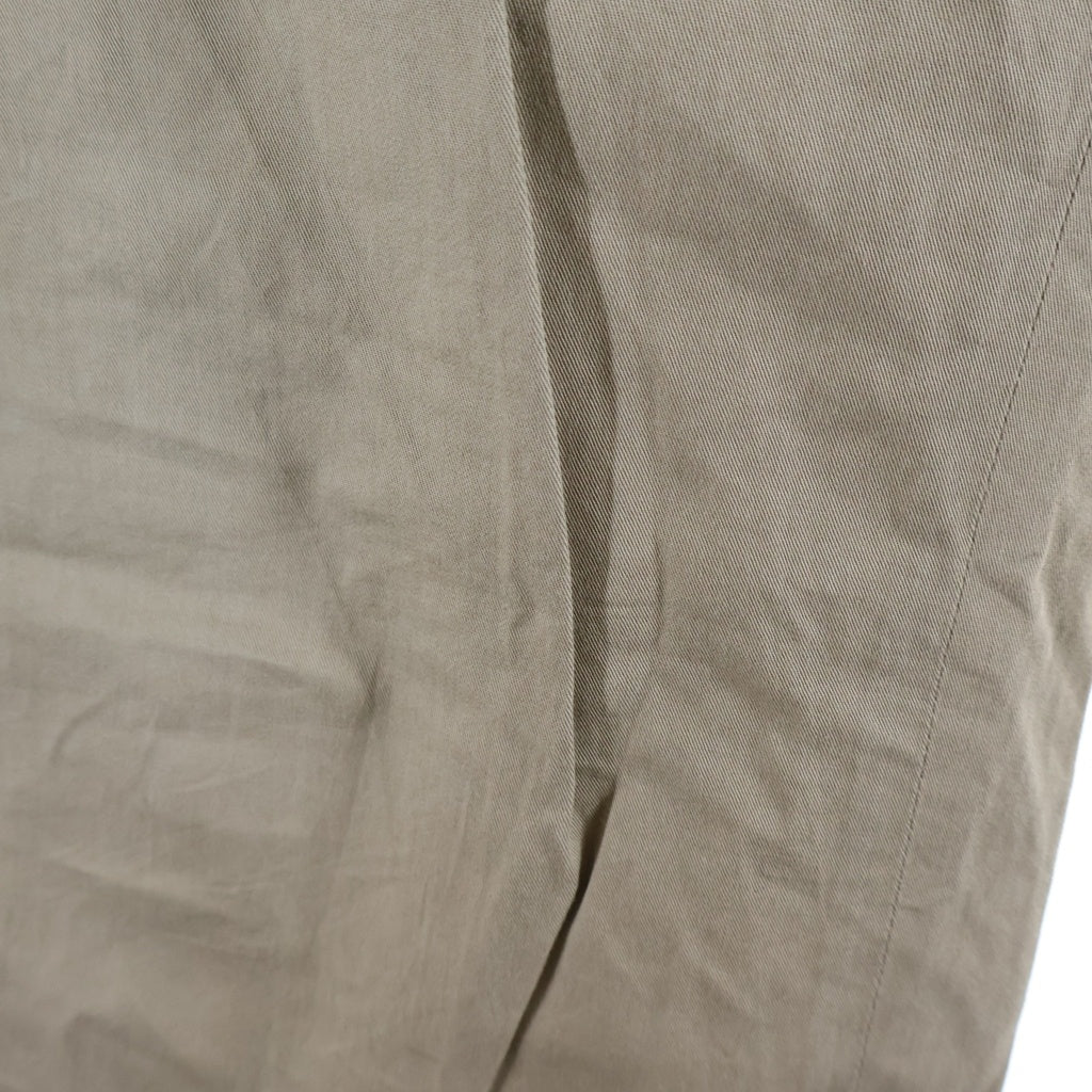 HERMES(エルメス) Cotton Wide Work Pants コットンワイドワークパンツ チノパン ベージュ 06502