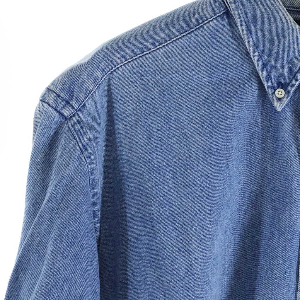 POLO RALPH LAUREN(ポロラルフローレン) 90S VINTAGE Polo Bear Denim BD Shirt ヴィンテージ ポロ ベア 長袖デニムシャツ インディゴ