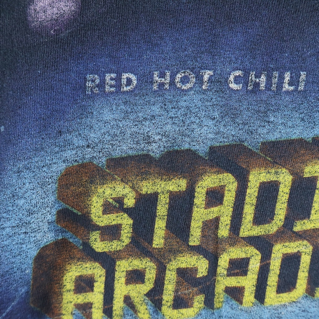 VINTAGE(ヴィンテージ) 00S RED HOT CHILLI PEPPERS 2006 STADIUM ARCADIUM BAND TEE ANVILタグ レッド ホット チリ ペッパーズ スタジアム アーケイディアム バンド 両面プリント クルーネック半袖Tシャツ