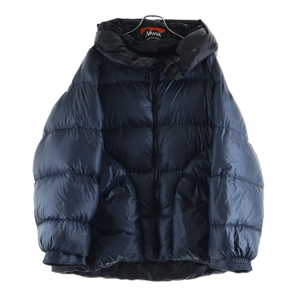 NANGA(ナンガ) 24AW ×Beautiful People Down Coat ビューティフル ピープル リバーシブル ダウンコート ジャケット ネイビー/ブラック