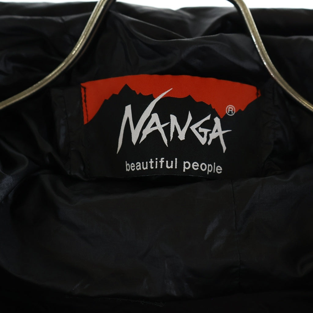 NANGA(ナンガ) 24AW ×Beautiful People Down Coat ビューティフル ピープル リバーシブル ダウンコート ジャケット ネイビー/ブラック
