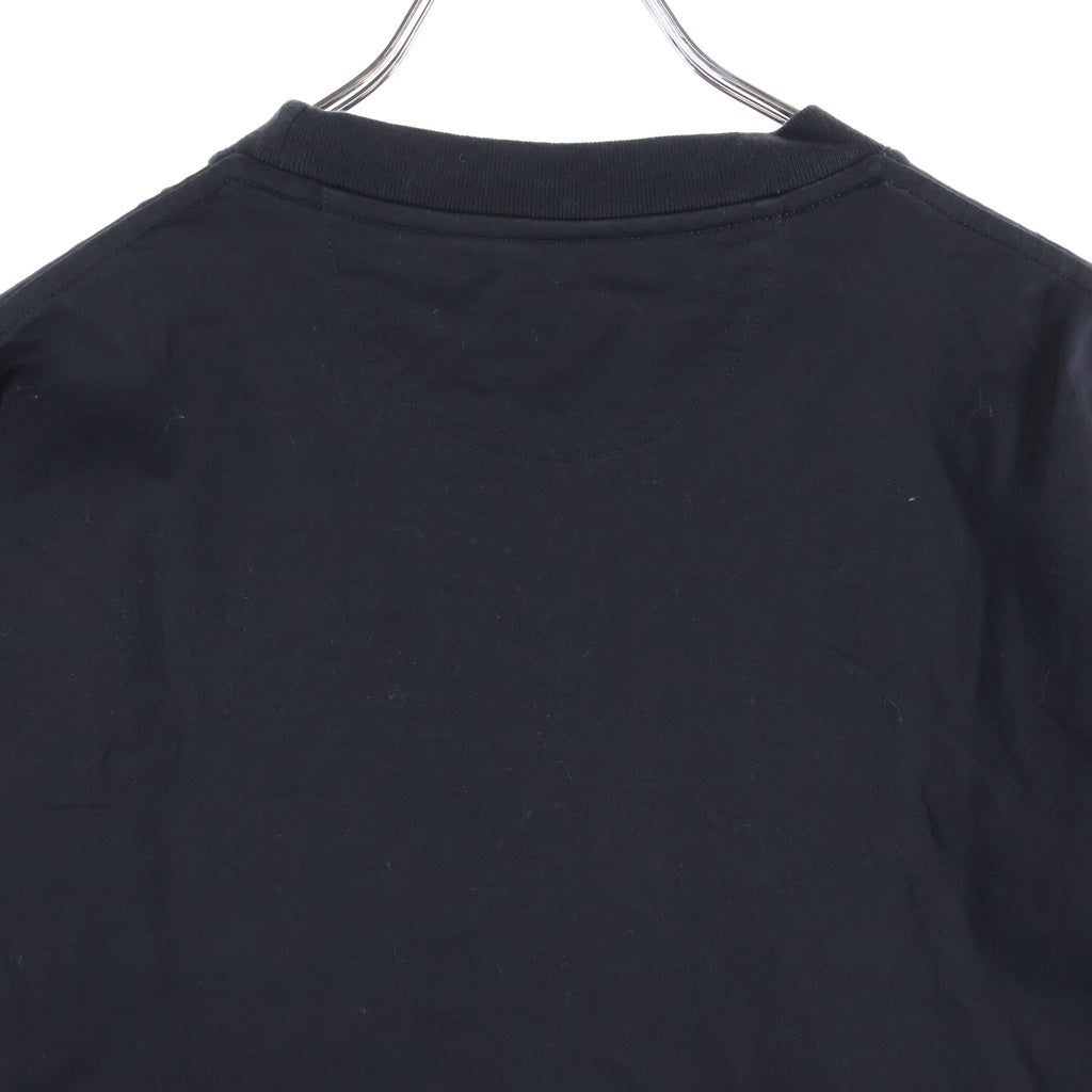 FENDI(フェンディ) FFジップ胸ポケット クルーネック半袖Tシャツカットソー ブラック FY1257 APM4
