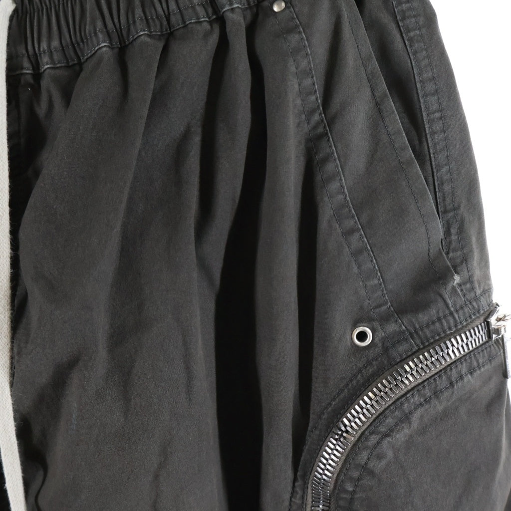Rick Owens(リックオウエンス) Bauhaus Bela Heavy Cotton Poplin Pants バウハウス ベラ ヘビーコットンポプリン ナイロンカーゴパンツ カーキ RU02D6348-TE