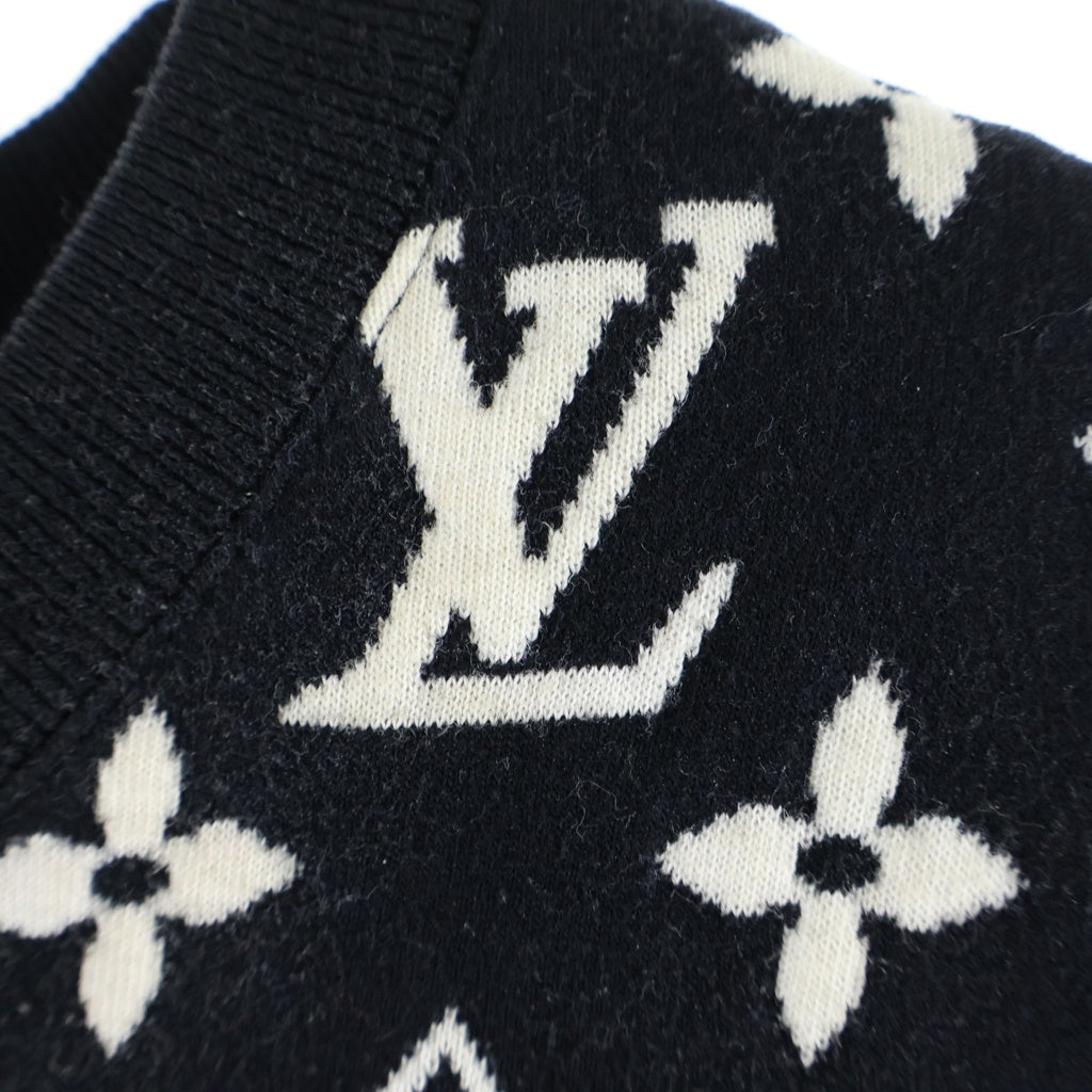 LOUIS VUITTON(ルイヴィトン) 20SS フルモノグラムジャカードクルーネックスウェットトレーナー ブラック RM201Q TCJ HIY53W