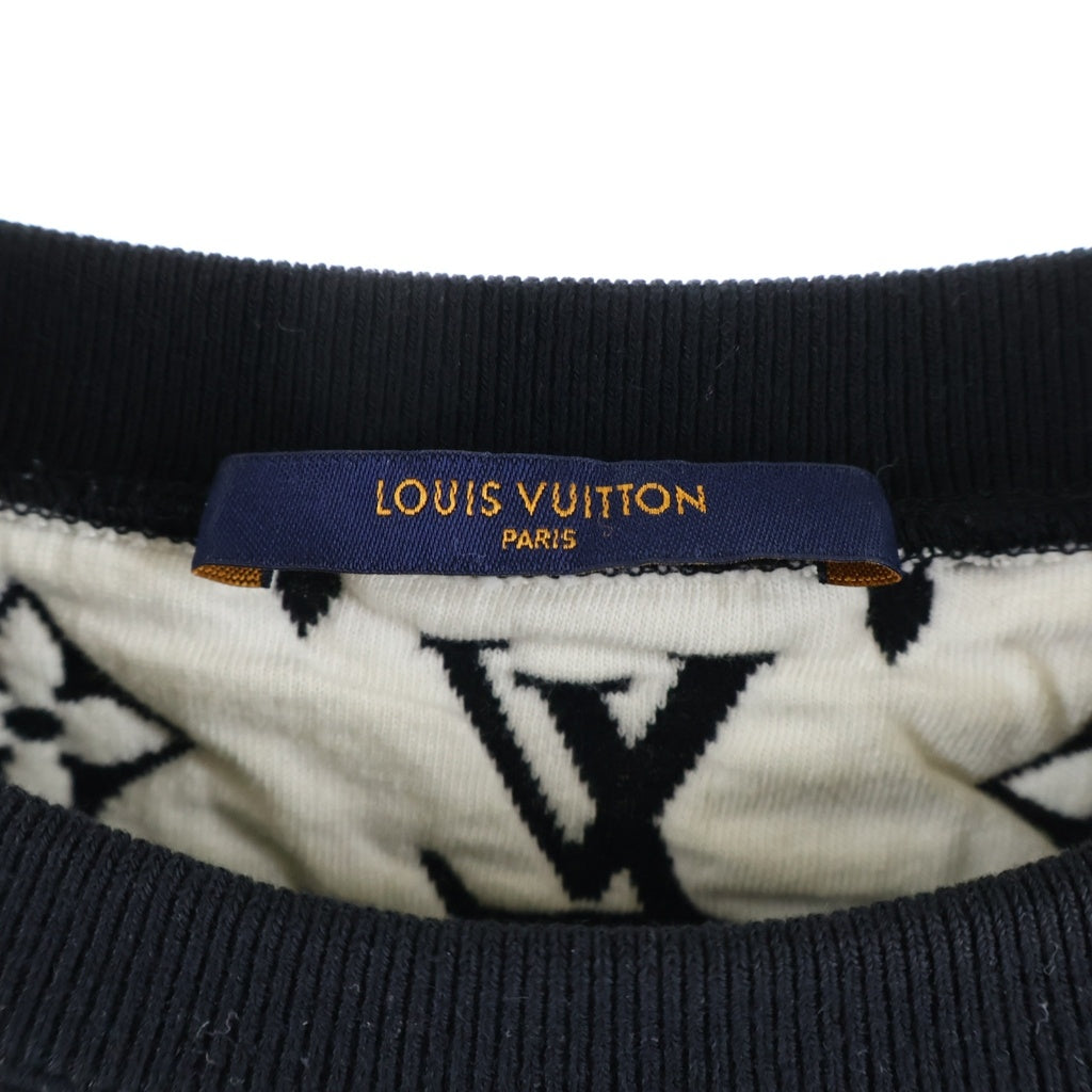 LOUIS VUITTON(ルイヴィトン) 20SS フルモノグラムジャカードクルーネックスウェットトレーナー ブラック RM201Q TCJ HIY53W