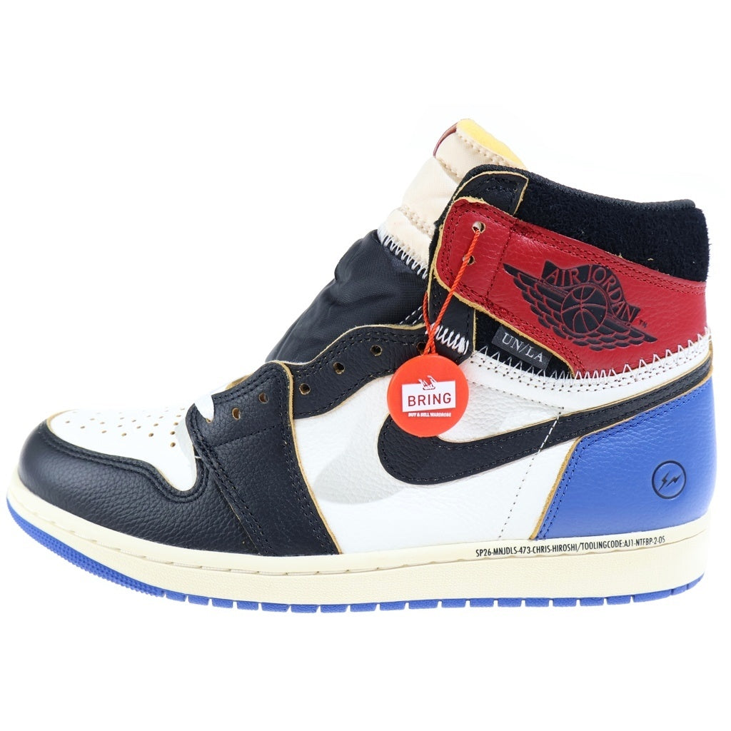 NIKE(ナイキ) ×Fragment Design ×UNION AIR JORDAN 1 HIGH OG IO7847-002 フラグメントデザイン ユニオン エアジョーダン1 ハイカットスニーカー マルチ US10.5/28.5cm