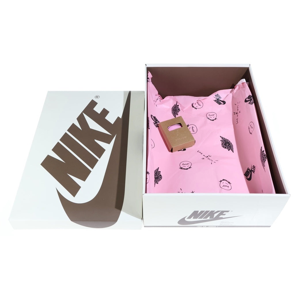 NIKE(ナイキ) ×TRAVIS SCOTT AIR JORDAN 1 LOW OG SP REVERSE OLIVE DM7866-200 トラヴィススコット エアジョーダン1 リバースオリーブ ローカットスニーカー US10.5/28.5cm