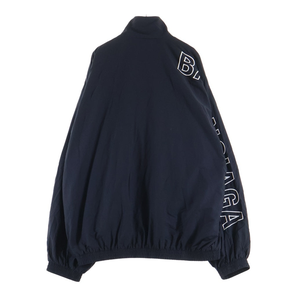BALENCIAGA(バレンシアガ) 24SS TRACKSUIT JACKET トラックスーツ サイドロゴ刺繍 ジップアップ ナイロン ジャケット ブラック 768920