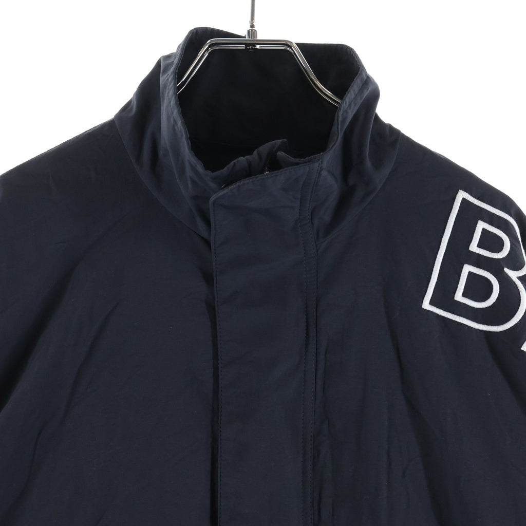 BALENCIAGA(バレンシアガ) 24SS TRACKSUIT JACKET トラックスーツ サイドロゴ刺繍 ジップアップ ナイロン ジャケット ブラック 768920