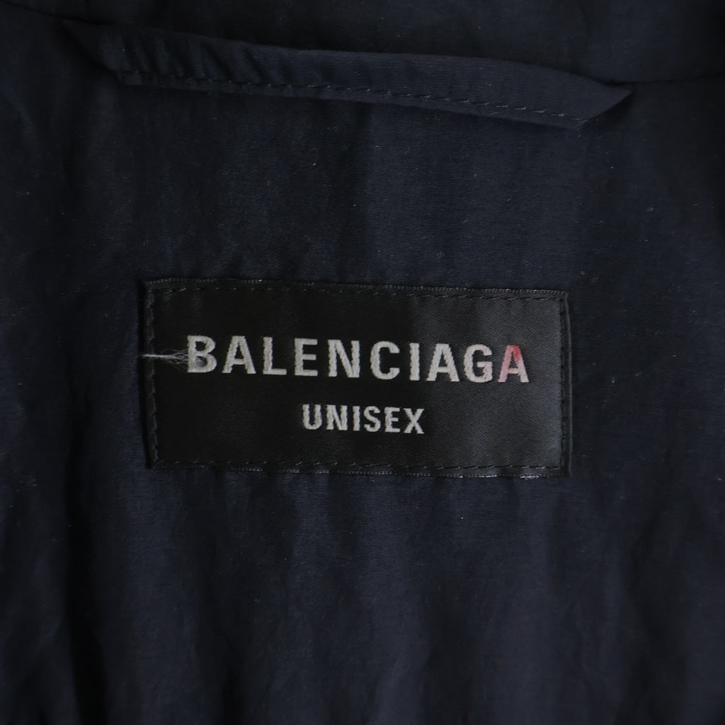 BALENCIAGA(バレンシアガ) 24SS TRACKSUIT JACKET トラックスーツ サイドロゴ刺繍 ジップアップ ナイロン ジャケット ブラック 768920