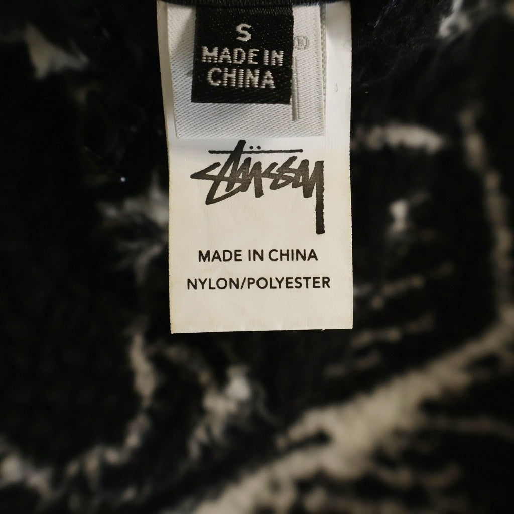 STUSSY(ステューシー) 22AW Dragon Sherpa Jacket ドラゴン リバーシブル フリースジャケット ブラック