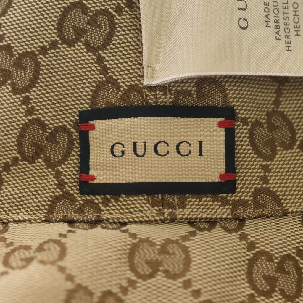 GUCCI(グッチ) GGスプリーム チェック柄 リバーシブル バケットハット 帽子 700851 4HAOT レディース