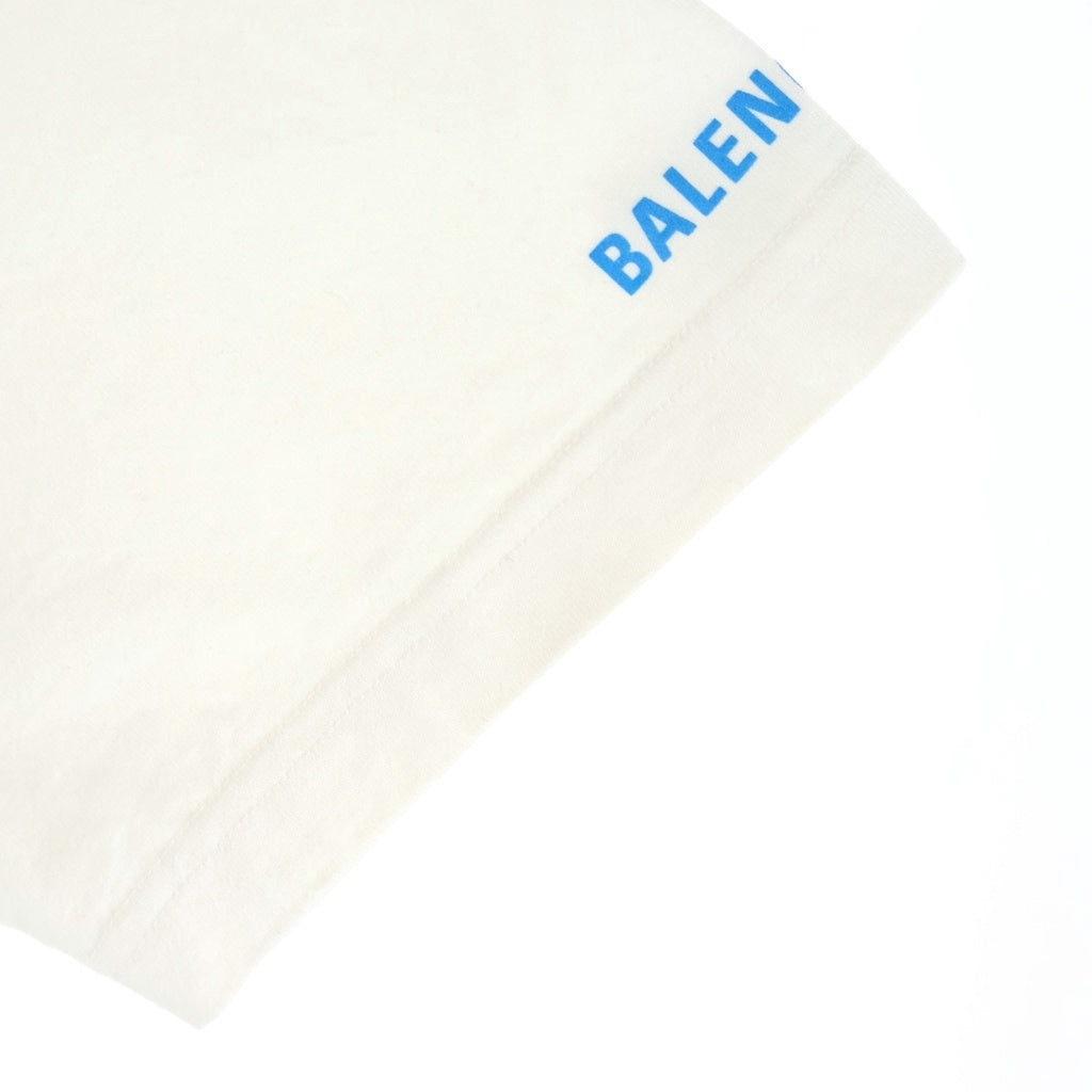 BALENCIAGA(バレンシアガ) 22SS ×WFP LOGO PRINT T-SHIRT フロントロゴプリントクルーネック半袖Tシャツカットソー ホワイト 612966 TMVL2