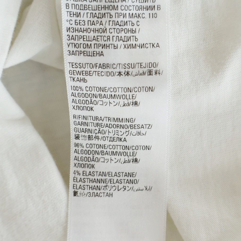 BALENCIAGA(バレンシアガ) 22SS ×WFP LOGO PRINT T-SHIRT フロントロゴプリントクルーネック半袖Tシャツカットソー ホワイト 612966 TMVL2