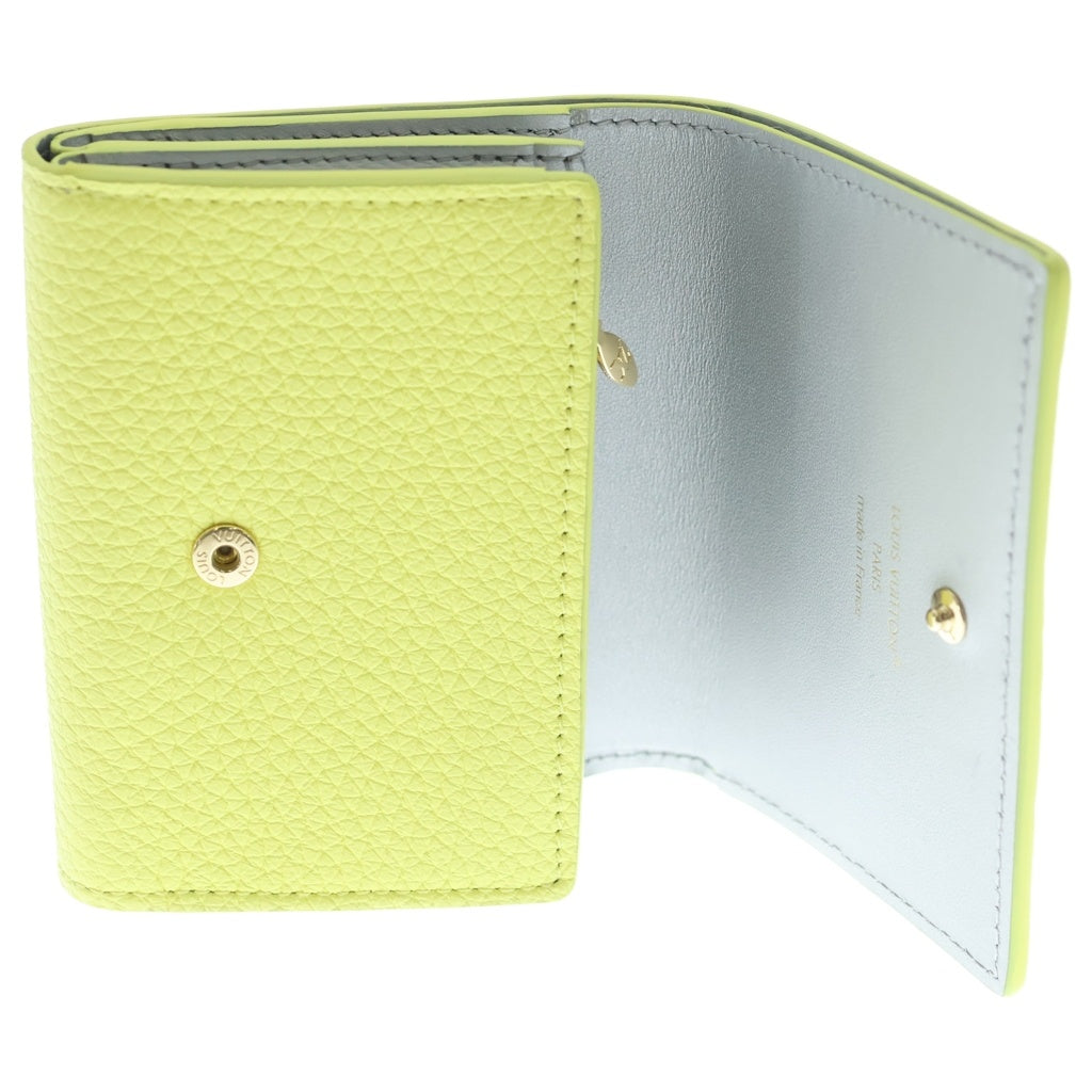 LOUIS VUITTON(ルイヴィトン) ポルトフォイユ・カプシーヌ XS LVロゴ イエロー M68587 レディース