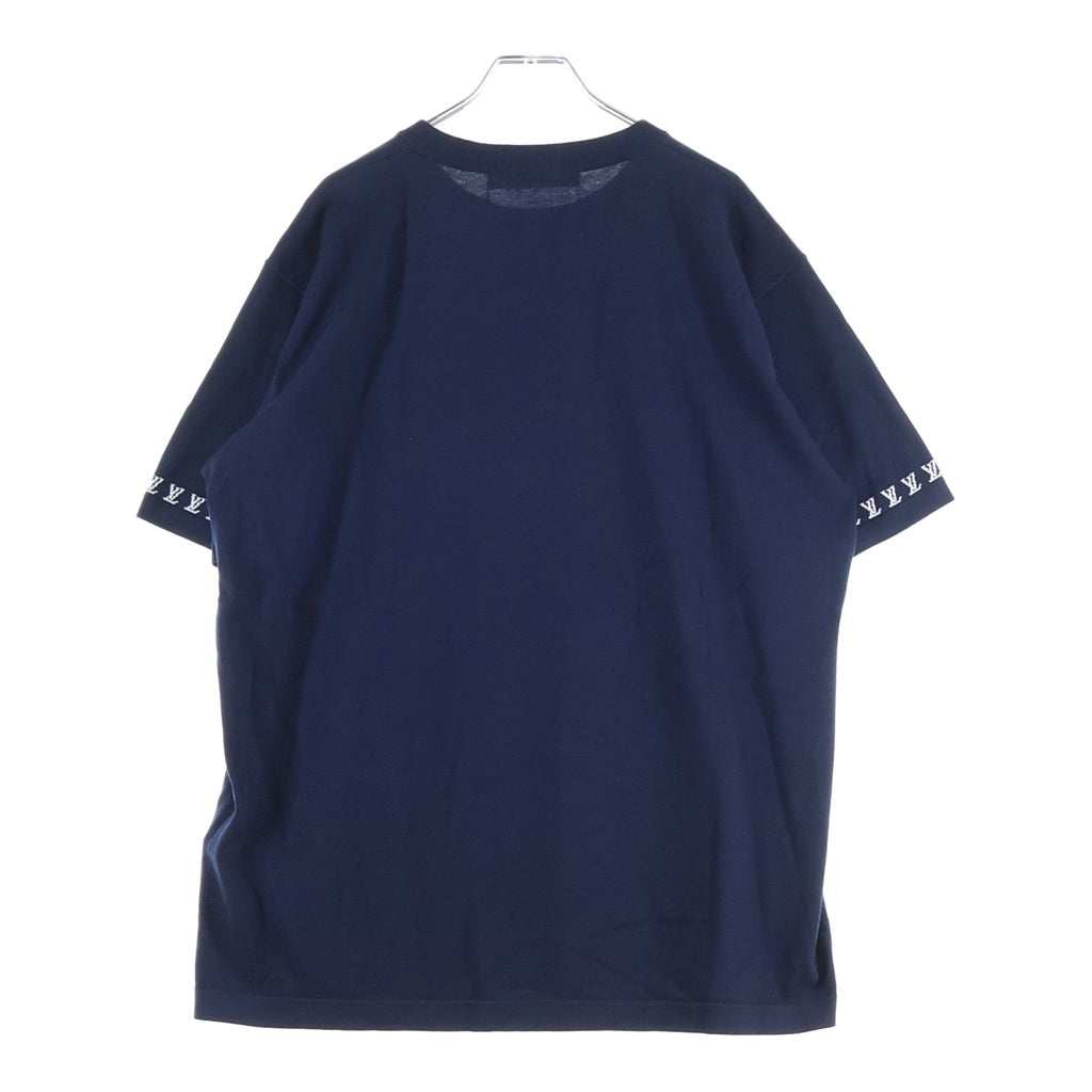LOUIS VUITTON(ルイヴィトン) 24SS 3Dポケット クルーネック半袖Tシャツカットソー ネイビー RM241Q Z34 HRN47W