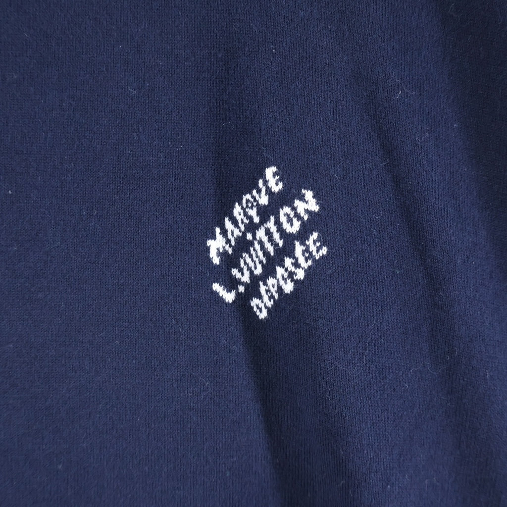 LOUIS VUITTON(ルイヴィトン) 24SS 3Dポケット クルーネック半袖Tシャツカットソー ネイビー RM241Q Z34 HRN47W