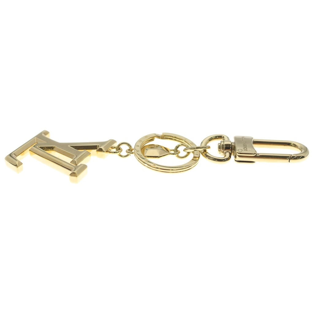 LOUIS VUITTON(ルイヴィトン) ポルト クレ・LV ファセット ロゴチャーム キーホルダー キーリング ゴールド M65216 レディース