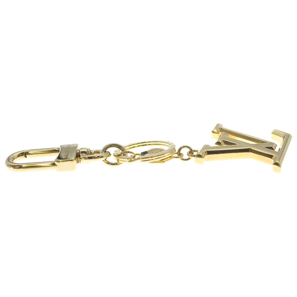 LOUIS VUITTON(ルイヴィトン) ポルト クレ・LV ファセット ロゴチャーム キーホルダー キーリング ゴールド M65216 レディース