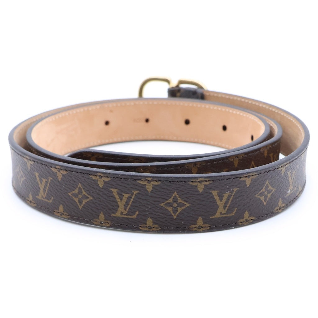 LOUIS VUITTON(ルイヴィトン) モノグラム・ミニ ベルト サンチュール ミニ25MM ブラウン/ゴールド M9584 レディース