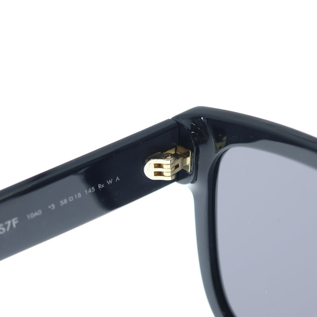 Christian Dior(クリスチャンディオール) SIGNATURE S7F シグネチャー ロゴテンプルサングラス 58□18 145 ブラック/ゴールド レディース