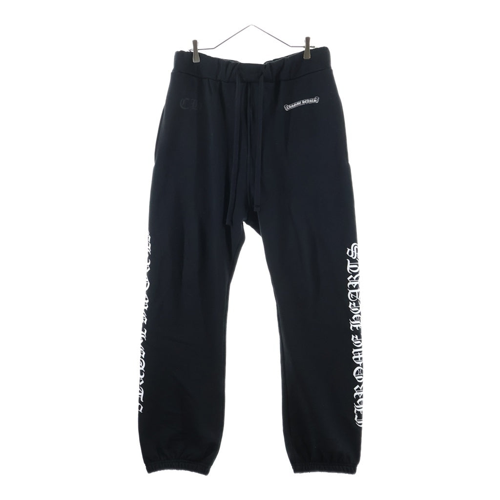 CHROME HEARTS(クロムハーツ) Scroll Label Fuck You Side Logo Sweat Long Pants スクロールラベル ファックユー サイドロゴ スウェットパンツ ブラック
