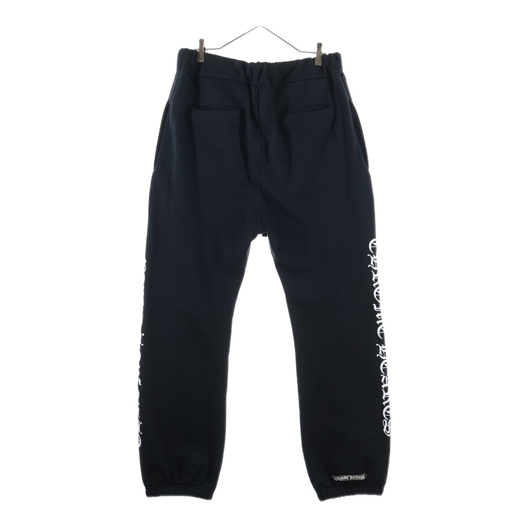 CHROME HEARTS(クロムハーツ) Scroll Label Fuck You Side Logo Sweat Long Pants スクロールラベル ファックユー サイドロゴ スウェットパンツ ブラック