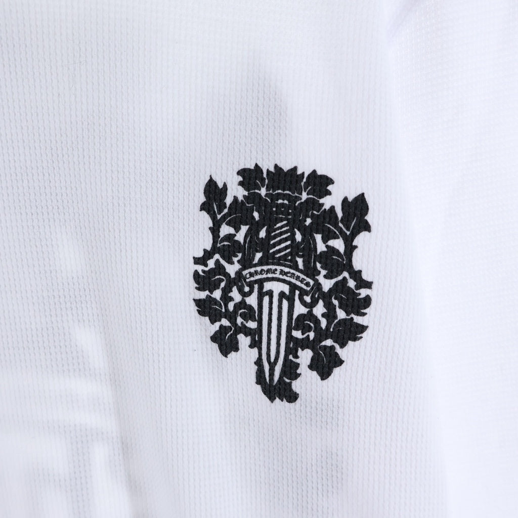 CHROME HEARTS(クロムハーツ) 25SS Vine Dagger Print Thermal Long Sleeve Tee ヴァインダガー プリント クルーネックサーマルクルーネック長袖Tシャツカットソー ロンT ホワイト