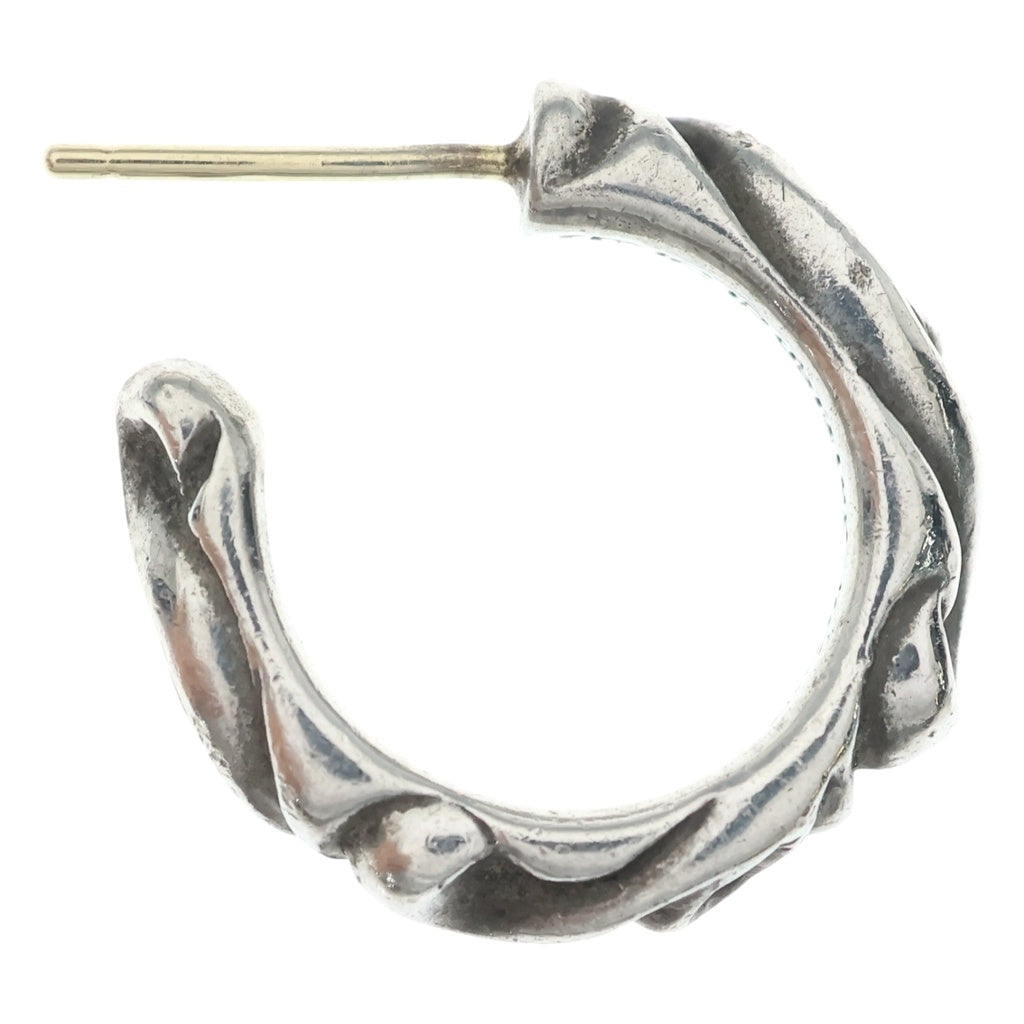 CHROME HEARTS(クロムハーツ) HOOP SCROOL スクロール フープピアス シルバー BCA102