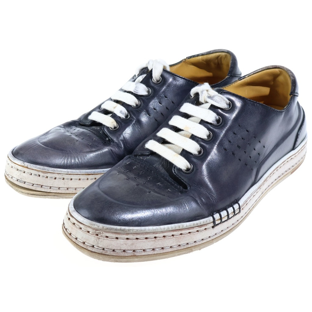 Berluti(ベルルッティ) Playtime Sneakers プレイタイム パレルモ カリグラフィ レザーローカットスニーカー ブラック