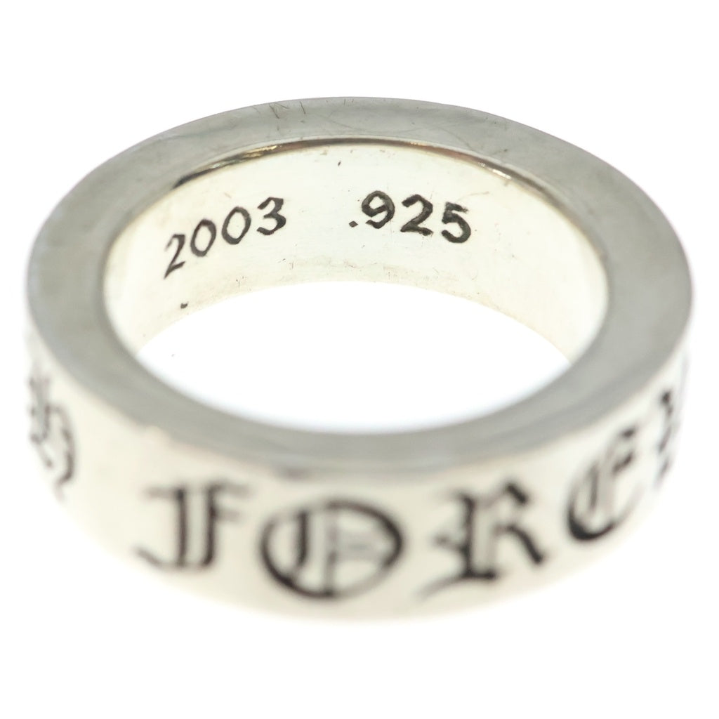 CHROME HEARTS(クロムハーツ) 6mm SPACER FOREVER 6mmスペーサーリング フォーエバーシルバーBCA337 レディース