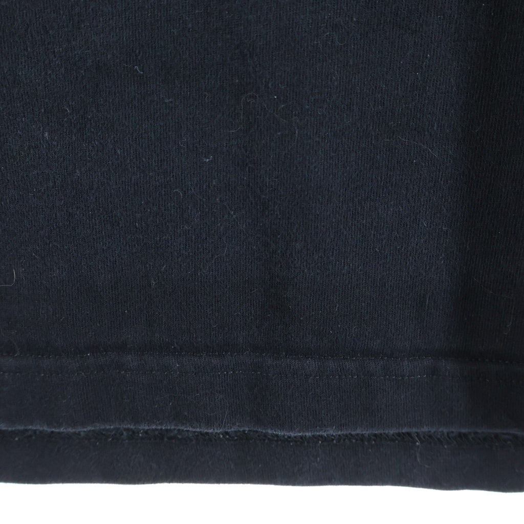 BALENCIAGA(バレンシアガ) 20SS PARIS FLAG REGULAR T-SHIRT 594579 TGV48 パリス フラッグ ロゴ刺繍 クルーネック半袖Tシャツカットソー ブラック