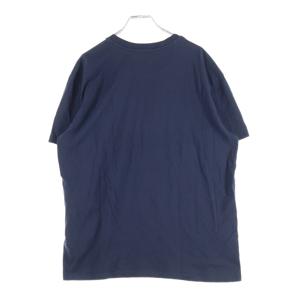 VALENTINO(ヴァレンティノ) 22SS VLTN LOGO T-SHIRT 1V3MG10V8RB VLTNロゴ刺繍 クルーネック半袖Tシャツカットソー ネイビー
