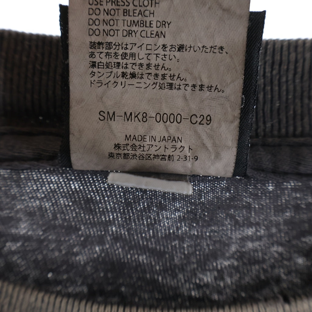 SAINT MICHAEL(セントマイケル) 26SS ×BOUNTY SAINTY HUNTER SS T-SHIRT ウォッシュド フェード加工 クルーネック半袖Tシャツカットソー ブラック SM-MK8-0000-C29