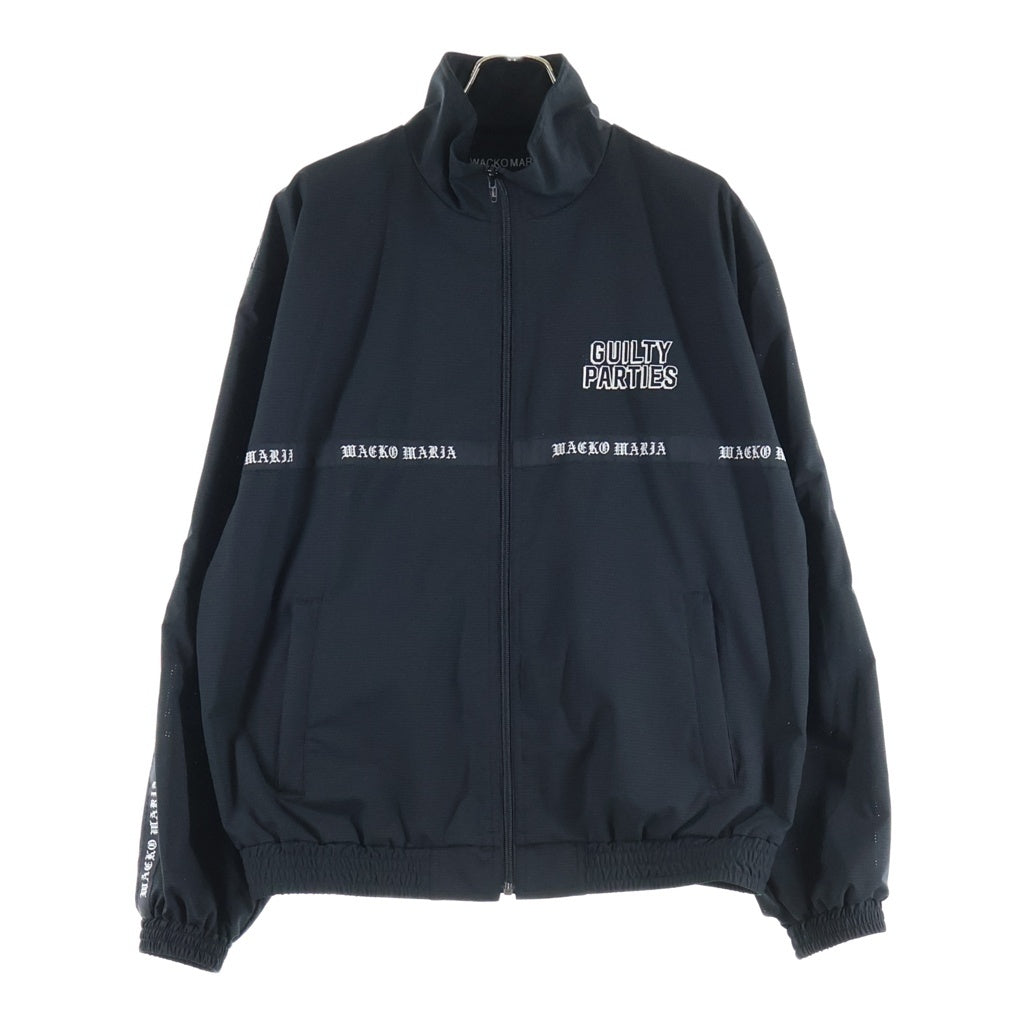 WACKO MARIA(ワコマリア) ×NANGA ロゴプリント メッシュジップアップジャケット ブラック 26FB-001