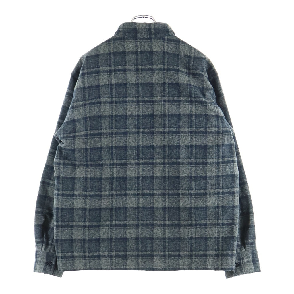 FTC(エフシーティー) 25AW QUILTED LINED PLAID NEL SHIRT キルティングライナー付き チェック長袖シャツジャケット カーキ