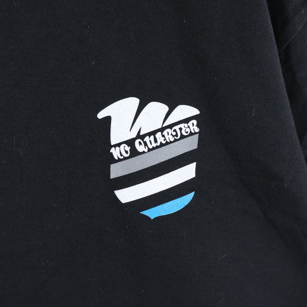 STUSSY(ステューシー) 00S ×Neighborhhood ×MC Cartoon OLD PRINT TEE オールド ネイバーフッド エムシー カートゥーン 両面プリントクルーネック半袖Tシャツカットソー ブラック