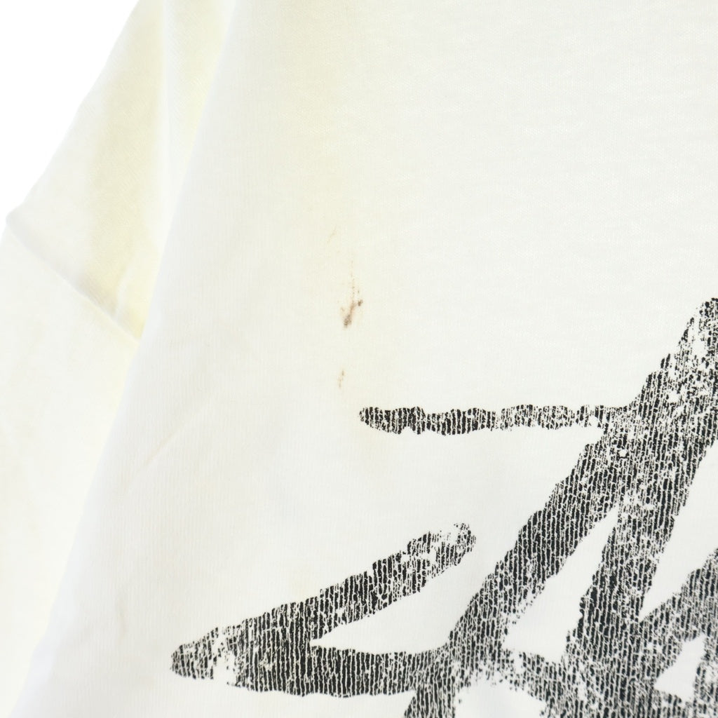 STUSSY(ステューシー) 00S OLD WORLD TOUR T-SHIRT オールド ワールドツアー クルーネック半袖Tシャツカットソー ホワイト