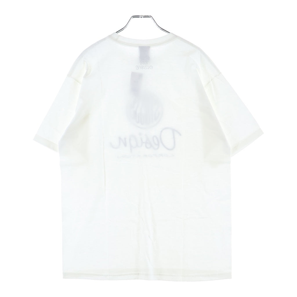 STUSSY(ステューシー) 00S OLD DESIGN COPORATION TEE オールド デザイン コーポレーション プリント クルーネック半袖Tシャツカットソー ホワイト
