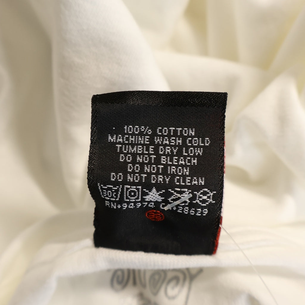 STUSSY(ステューシー) 00S OLD DESIGN COPORATION TEE オールド デザイン コーポレーション プリント クルーネック半袖Tシャツカットソー ホワイト
