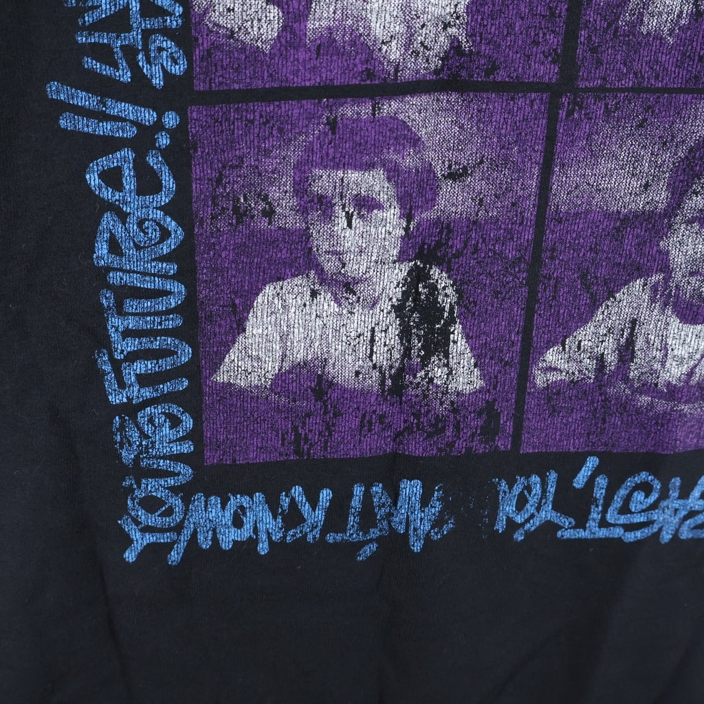 STUSSY(ステューシー) 00S OLD STELLAR PLACE LTD. EDT. YOUTH BRIGADE PRINT T-SHIRT オールド 札幌ステラプレイス チャプト リミテッド エディション 4キッズ プリント クルーネック半袖Tシャツカットソー ブラック