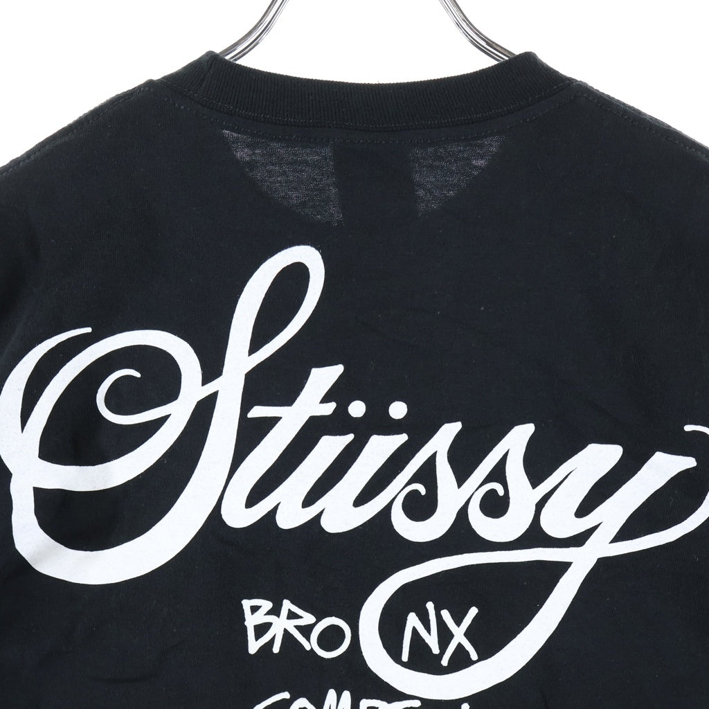 STUSSY(ステューシー) 00S OLD WORLD TOUR TEE オールド ワールドツアー クルーネック半袖Tシャツカットソー ブラック