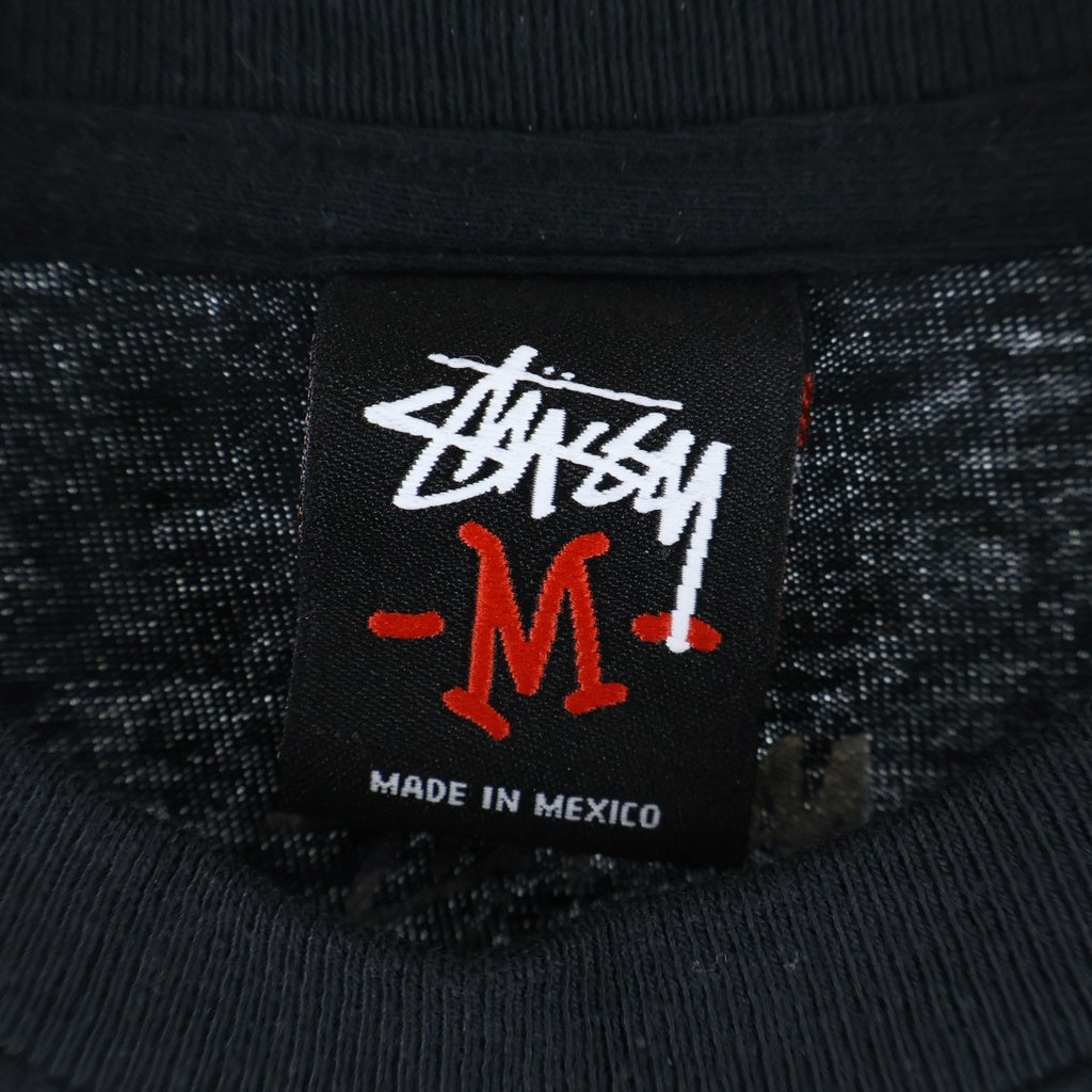 STUSSY(ステューシー) 00S OLD 30TH ANNIVERSARY WORLD TOUR T-SHIRT オールド 30周年記念 ワールドツアー クルーネック半袖Tシャツカットソー ブラック