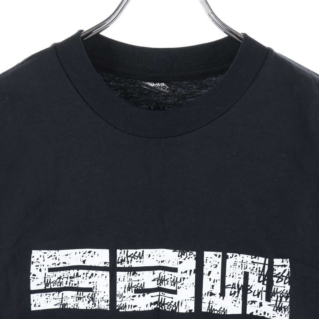 STUSSY(ステューシー) 00S OLD Saw Recordings Tee オールド ソウ レコーディング クルーネック半袖Tシャツカットソー ブラック