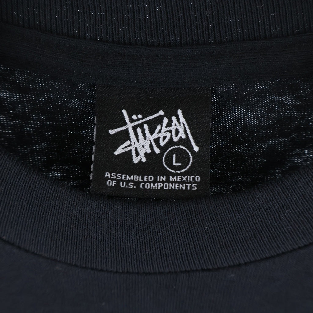 STUSSY(ステューシー) 00S OLD Saw Recordings Tee オールド ソウ レコーディング クルーネック半袖Tシャツカットソー ブラック