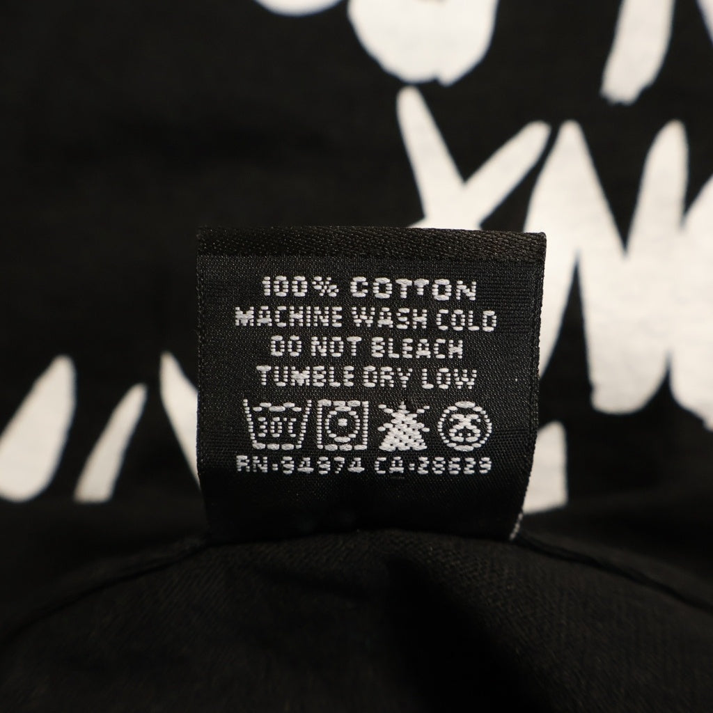 STUSSY(ステューシー) 00S ×KAWS OLD WORLD TOUR TEE カウズ オールド ワールドツアー クルーネック半袖Tシャツカットソー ブラック